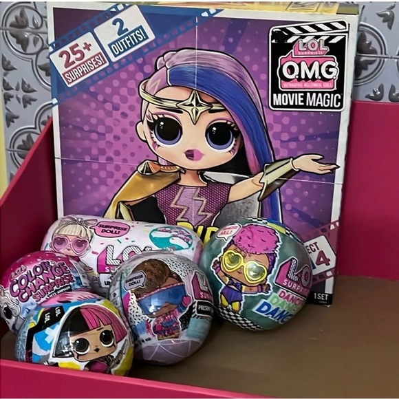 New Lot of LOL Movie Magic Dolls Box set, 4 balls 1
Tube Ms. Direct and more - Picture 1 of 7